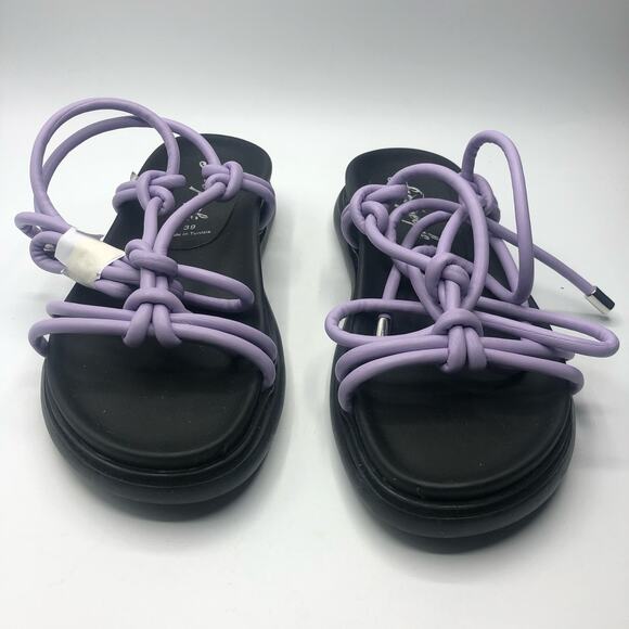 Free People Below Deck Wrap Sandals in Orchid Size EU 39/US 9 - Picture 4 of 9